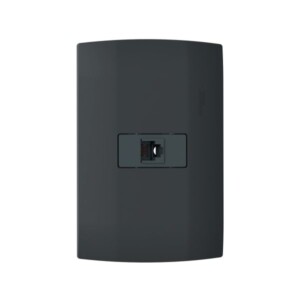 PLACA CON TOMA DE DATOS TIPO RJ11 MARISIO MWD64907 EN NEGRO. MWD64907 SCHNEIDER ELECTRIC