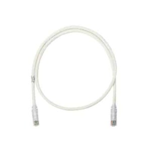 Cable de parcheo UTP Categoría 6, con plug modular en cada extremo - 3 m. - Blanco mate  NK6PC10Y