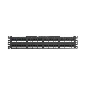 Panel de Parcheo de Impacto 110, Plano, Categoría 6, de 48 Puertos, 2UR  NK6PPG48Y