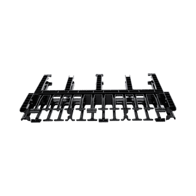 Organizador de Cables Horizontal NetManager de Alta Densidad, Doble (Frontal y Posterior), Para Rack de 19in, 1UR  NM1