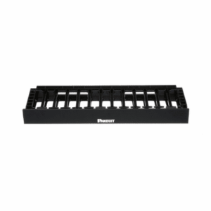 Organizador de Cables Horizontal NetManager de Alta Densidad, Sencillo (Solo Frontal), Para Rack de 19in, 1UR  NMF1