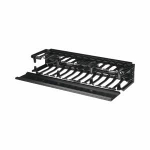 Organizador de Cables Horizontal NetManager de Alta Densidad, Sencillo (Solo Frontal), Para Rack de 19in, 2UR  NMF2