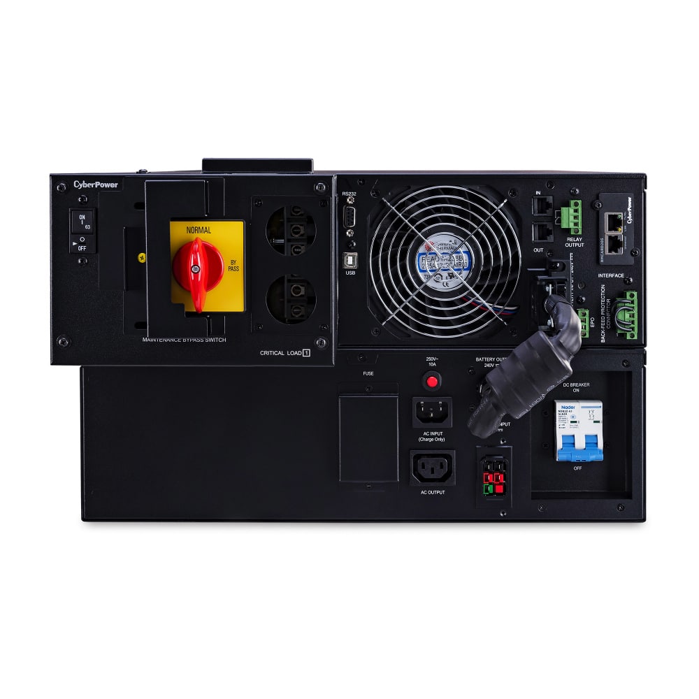 No Break CyberPower OL10KRTHW Doble Conversión en Línea, 10.000W, 10.000VA, Entrada 120V - 280V, Salida 200V - 240V, 1 Salida Contactos - Image 2