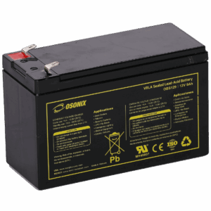 Batería VRLA 12V 9Ah de Plomo Puro con tecnología AGM de placa delgada. Sellada libre de mantenimiento. Garantía de 2 años  CAT: OBS129