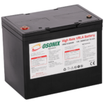 Batería High Rate 12V 82Ah (324.6W 15min 1.67/celda) incorpora tecnología avanzada VRLA y AGM diseñada para el mayor rendimiento y tiempo de vida. Garantía de 3 años.  CAT: OBS12300HR