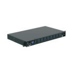 PDU Switchable y Monitoreable por Toma (MS) para Distribución de Energía, Enchufe de Entrada NEMA 5-15P, Con 8 Salidas 5-20R, Horizontal 19in, 120 Vca, 15 Amp, 1UR P08E14M