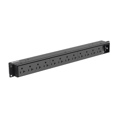 PDU Básico para Distribución de Energía, Enchufe de Entrada NEMA 5-20P, Con 12 Contactos NEMA 5-20R, Instalación Horizontal de 19in, 1UR, 20 Amp, 120 Vca P12B19M | Humberto Chacon PDU Básico para Distribución de Energía, Enchufe de Entrada NEMA 5-20P, Con 12 Contactos NEMA 5-20R, Instalación Horizontal de 19in, 1UR, 20 Amp, 120 Vca P12B19M
