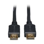 CABLE HDMI TRIPP-LITE P568-035 DE ALTA VELOCIDAD, ULTRA HD 4K, VIDEO DIGITAL CON AUDIO M/M, NEGRO, BAÑADOS EN ORO, 10.7 M 30 PIES.