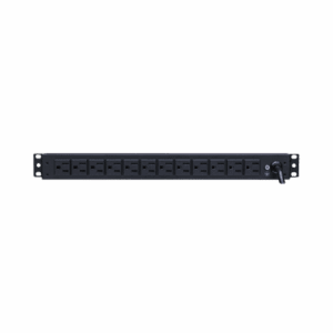 PDU CYBERPOWER (PDU15B12R) 12 SALIDAS NEMA 5-15R, MONTAJE 1U. SALIDA DE 100-125 V 15A.