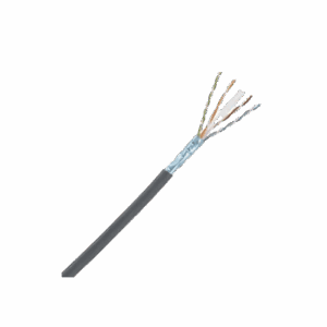 Bobina de Cable Blindado F/UTP de 4 Pares, Cat6A, Soporte de Aplicaciones 10GBase-T, LSZH (Libre de Gases Tóxicos), Color Negro, 305m  PFL6X04BL-CEG