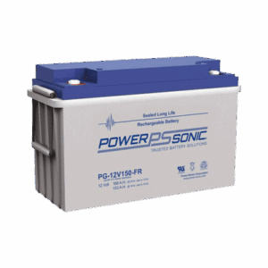 Batería de Respaldo UL de 12V 154AH, Ideal para Sistemas de Detección de Incendio, Control de Acceso, Intrusión, Videovigilancia y Energía Solar PG-12V150-FR