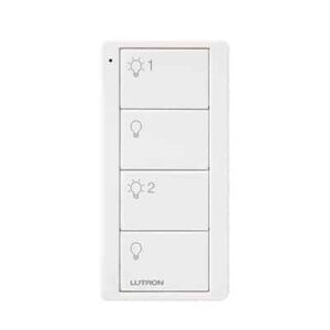 Control remoto PICO 4 botones  2 grupos de encender/apagar. Complemente con un switch on/off o atenuador, Caseta, RA2, RadioRa2: PJ24BWHL21P