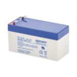 Batería con Tecnología AGM / VRLA, 1.2 Ah. Para uso en aplicaciones de sistemas de seguridad electrónica con respaldo. Dimensions : 97 x 52 x 97 mm PL-1.2-12