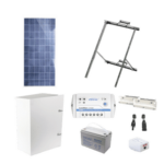 Kit Solar de 14 W con PoE Pasivo 24 Vcc para un radio de Ubiquiti airMAX o Cambium ePMP   PL-1224G-1R