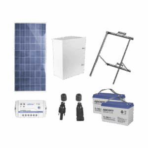 Kit de energía solar de 12 Vcc para alimentar radar de velocidad X-RADAR1   PLRAD-FV