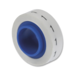 Rollo de Etiquetas Marcadoras, Pre-Impresos con el Número 1, de 2.4 metros, Color Blanco  PMDR-1
