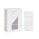 (Caseta Wireless) Kit, adaptador y control remoto PICO, Ideal para lamparas, tiene 3 funciones atenuador, on/off, repetidor señal.: PPKG1PWH