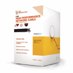 PRO-CAT-6-PLUS Categoría 6, 100% Cobre Bobina de cable de 305 metros