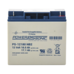 Batería 12V, 18AH, Para Respaldo, Tecnologías AGM/VRLA, 5 Años Vida Útil, Terminales NB2, Reconocida UL   PS-12180-NB2