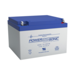 Batería 12V, 26AH, Para Respaldo, Tecnologías AGM/VRLA, 5 Años Vida Útil, Terminales M5, Reconocida UL    PS-12260-B