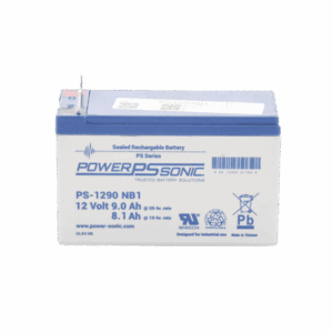 Batería 12V, 9AH, Para Respaldo, Tecnologías AGM/VRLA, 5 Años Vida Útil, Terminales NB1, Reconocida UL   PS-1290-NB1
