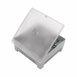 Fuente de alimentación de 11-15 Vcc  @ 5 Amper, con gabinete plástico, voltaje de entrada: 96-264 Vca / Con capacidad de Batería de Respaldo PS12DC4PBK