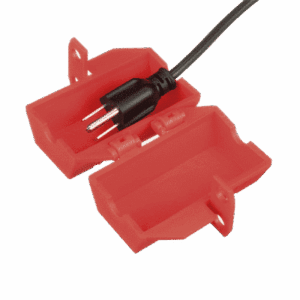 Dispositivo de Bloqueo LOTO para Enchufes de 120 Vca, Fabricado con Polipropileno, Color Rojo  PSL-CL110