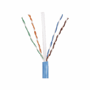 Bobina de Cable UTP 305 m. de Cobre, PanNet, Azul, Categoría 5e (24 AWG), PVC (CM), de 4 pares  PUC5C04BU-CE
