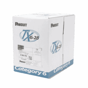 Bobina de Cable UTP 305 m. de Cobre TX6-28®, Azul, Categoría 6, Diámetro Reducido (28 AWG), CM/LSZH, de 4 pares  PUD6C2804BU-CE