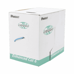 Bobina de Cable UTP 305 m. de Cobre, TX6000™ PanNet, Reelex, Azul, Categoría 6 Mejorado (23 AWG), LSZH (Bajo Humo, Cero Halógenos), de 4 pares  PUL6004BU-FE