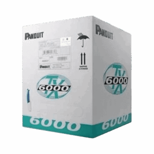 Bobina de Cable UTP 305 m. de Cobre, TX6000™ PanNet, Reelex, Blanco, Categoría 6 Mejorado (23 AWG), LSZH (Bajo Humo, Cero Halógenos), de 4 pares  PUL6004WH-FE