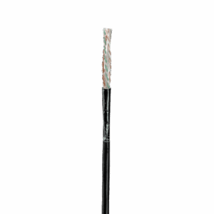 Bobina de Cable UTP de 4 Pares, Con Aislamiento de Fluoropolímero, Cat6A (23 AWG), Uso Interior/Exterior Para Entorno Ambiental de Altas Temperaturas (Hasta 125ºC) , CMP (Plenum), Color Negro, 305 m  PUO6AS04BL-G