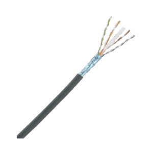 Bobina de Cable Planta Externa con Gel, de 4 pares, Cat6A, UTP, Color Negro, 305m  PUO6X04BL-CEG