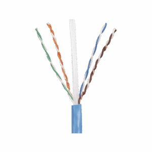 Bobina de Cable UTP 305 m. de Cobre, PanNet, Azul, Categoría 5e (24 AWG), Riser (CMR), de 4 pares  PUR5504BUY