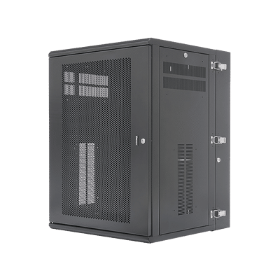 Gabinete PanZone de Montaje en Pared, de 19in, Puerta Ventilada, 18 UR, 635mm de Profundidad, Color Negro PZWMC18P | Humberto Chacon Gabinete PanZone de Montaje en Pared, de 19in, Puerta Ventilada, 18 UR, 635mm de Profundidad, Color Negro  PZWMC18P - Image 2