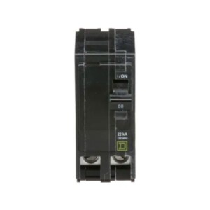 MINI DISYUNTOR, QO, 60A, 2 POLOS, 120/240 VCA, 22 KA. QO260VH SCHNEIDER ELECTRIC