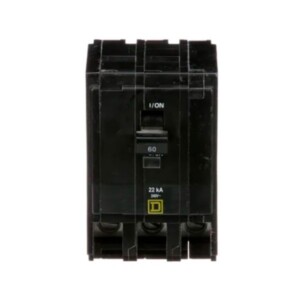 MINI DISYUNTOR, QO, 60 A, 120/240 VCA, 22 KA, MONTAJE ENCHUFABLE. QO360VH SCHNEIDER ELECTRIC
