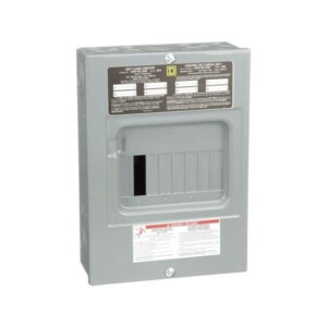 CENTRO DE CARGA QO ZAPATAS PRINCIPALES 100A, MONOFÁSICO, 3 HILOS, 8 ESPACIOS, QO816L100S SCHNEIDER ELECTRIC.