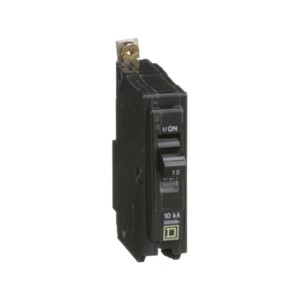 Pastilla Interruptor Termomagnético QOB, 1 Polo, 15A, QOB115 Schneider Electric  QOB115