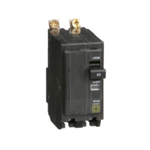 Interruptor, termomagnético, QOB 2 polos, 40 A. QOB240 Schneider Electric  QOB240
