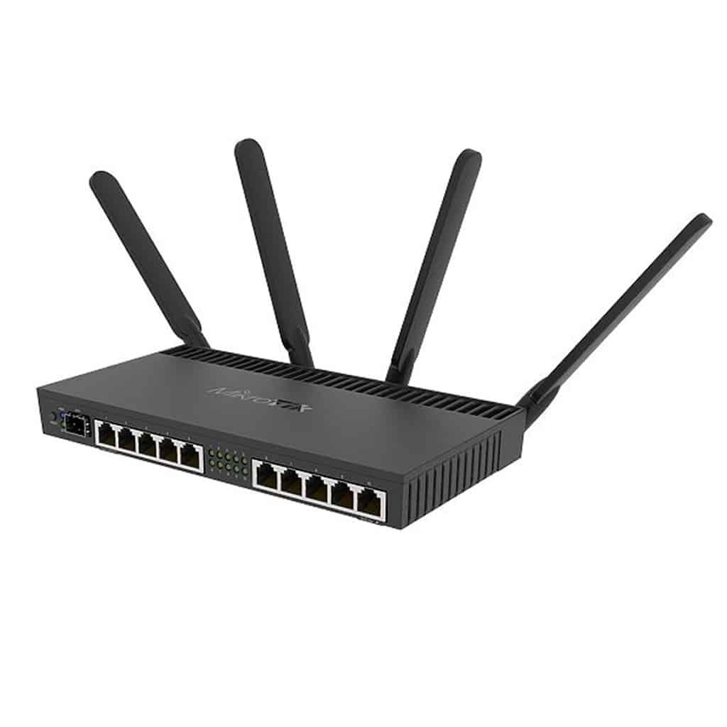 RB4011iGS+5HacQ2HnD-IN, Ruteador WiFi AC, 10xGEth, 1xSFP+ 10G, 4 Núcleos 1GB RAM