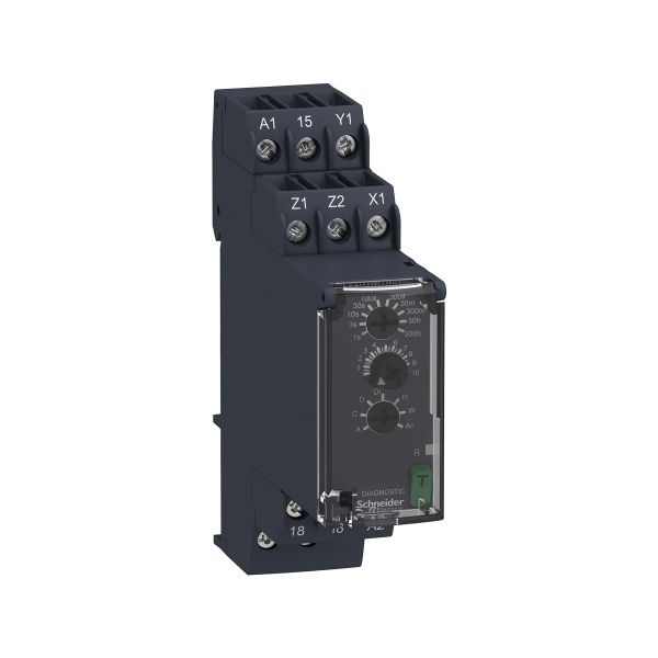 Relevador Temporizador Multifuncional, 24-240V, RE22R1MYMR Schneider Electric  RE22R1MYMR