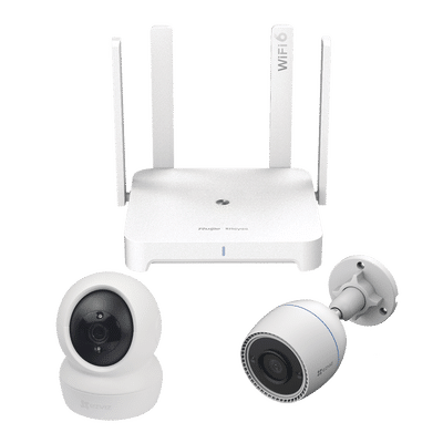 Kit de Cámaras Wi-Fi con Router / Incluye 1 Cámara C6N / 1 Cámara CS-C3TN / 1 Router RGEW1800GXPRO: RGEW1800GXPRO/C6NC3TN