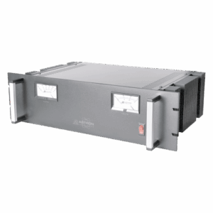 Fuente de poder  13.8Vcd, 35A, lineal regulada con circuito cargador de baterías, para instalación en rack RM-35MBB