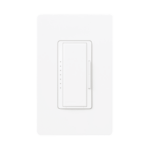 Atenuador (dimmer) un solo polo / multilocacion 120V /INC 1000W / 800W MLV, color blanco No requiere neutro.: RRD10DWH