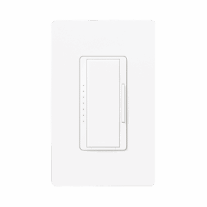 Atenuador (dimmer) un solo polo / multilocacion 120V /INC 1000W / 800W MLV, color blanco No requiere neutro.: RRD10DWH