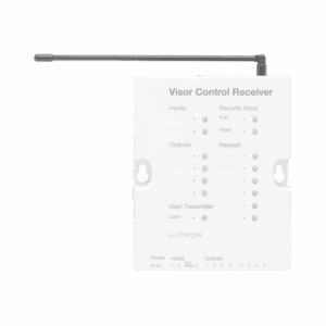 (RadoiRA2) Receptor de control para puertas de garage, regulador de iluminación. 120V, 4 salidas de relay y 2 entradas. Complementar con RRMAIN de RadioRa2 Lutron.: RRDVCRXWH