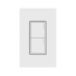 (RadioRa3) Botonera Sunnata Blanco 2 escenas para Radio RA3, programe escenas diferentes en cada botón.: RRSTW2BWH