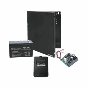 Kit con fuente ELK Products ( ELK624 ) con salida de 12 Vcd a 1 Amper, incluye transformador y batería de 7 Amper RT1640ELKPL7