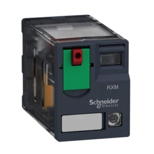 Relevador miniatura enchufable, 12A, 24V. RXM2AB2B7 Schneider Electric  RXM2AB2B7